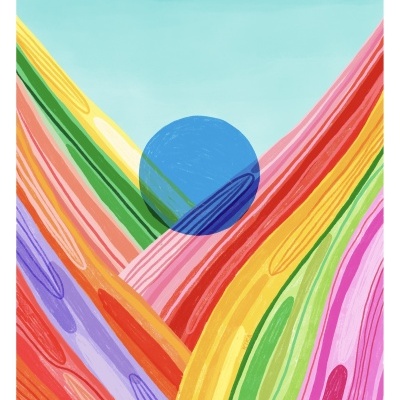 ILUSTRAÇÃO "BLUE DOT" KIKA