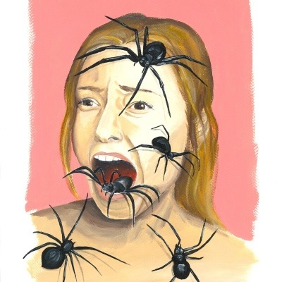 ILUSTRAÇÃO "ARACHNOPHOBIA" ANA CALIGO