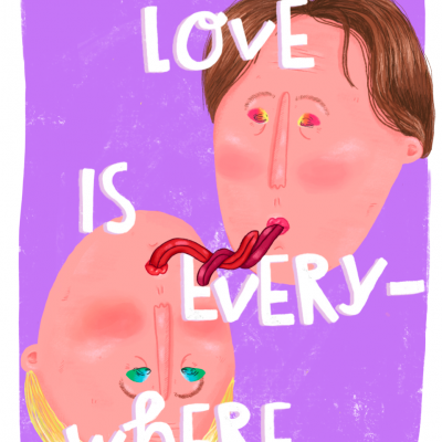 ILUSTRAÇÃO "LOVE IS EVERYWHERE" RITA ROBALINHO
