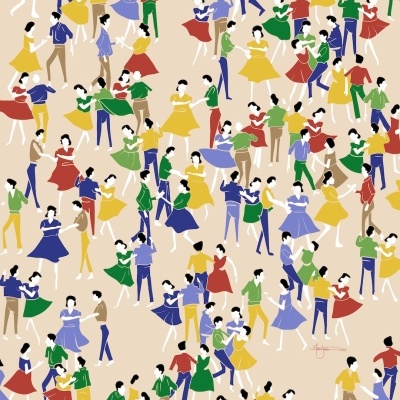 ILUSTRAÇÃO "PADRÃO DE DANÇA" MARIA JOÃO FARIA