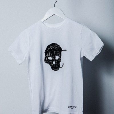 T-SHIRT PUTOS WHITE ANOS PATIFE