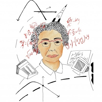 ILUSTRAÇÃO "KATHERINE JOHNSON " ELENA BOR