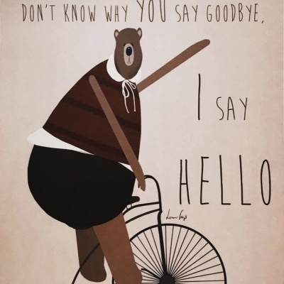 ILUSTRAÇÃO INFANTIL "BEATLES - HELLO HELLO..." LEONOR FEIJÓ