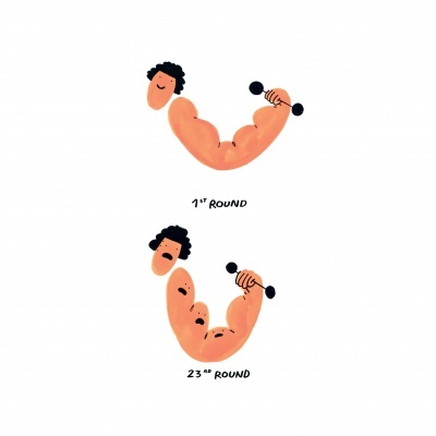 ILUSTRAÇÃO "ROUNDS" GABRIELA ARAÚJO