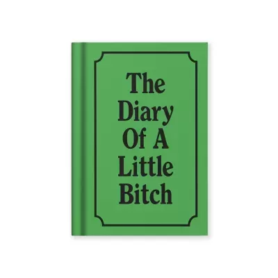 "THE DIARY OF A LITTLE BITCH" FABRIC HARDBACK NOTEBOOK (A7) - OHH DEER