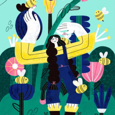 ILUSTRAÇÃO "BEES" CATPIVARA