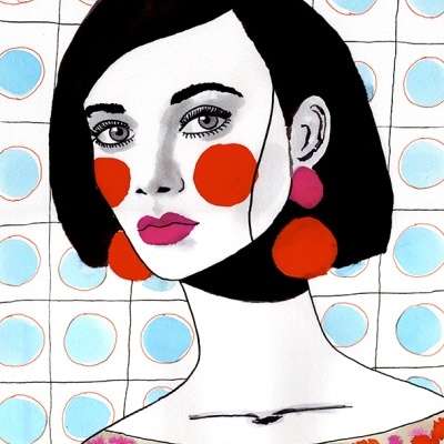 ORIGINAL "MULHER DE BRINCOS DE CÍRCULOS" JOANA NOBREGA