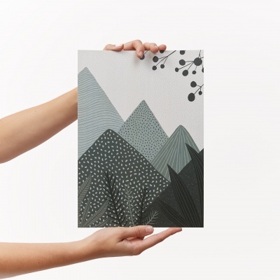 ILUSTRAÇÃO "DREAMING OF PLACES - TEAL" JOANA MUNDANA