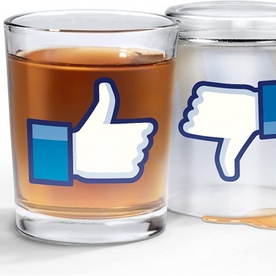 I LIKE SHOTS ( Thumbs-Up/Thumbs-Down Shotglasses, Set of 2)