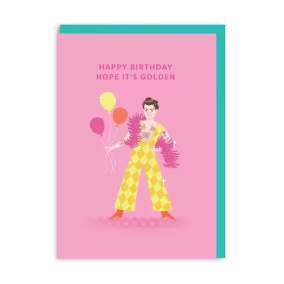 HARRY STYLES GOLDEN BIRTHDAY CARD OHH DEER