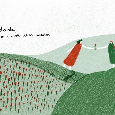 ILUSTRAÇÃO "LIBERDADE, AMOR SEM MEDO" RUBEN RAMIRES