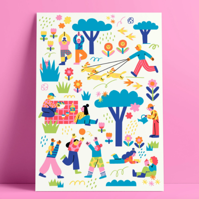 PARQUE 50X70 POSTER ANA SEIXAS