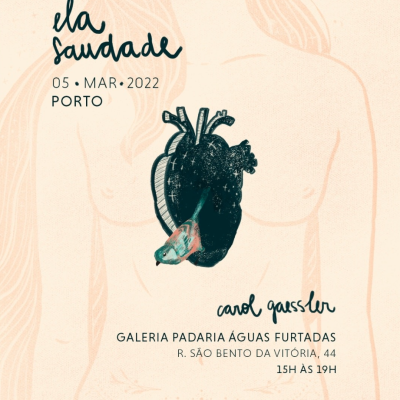 CARTAZ ELA SAUDADE CAROL GAESSLER