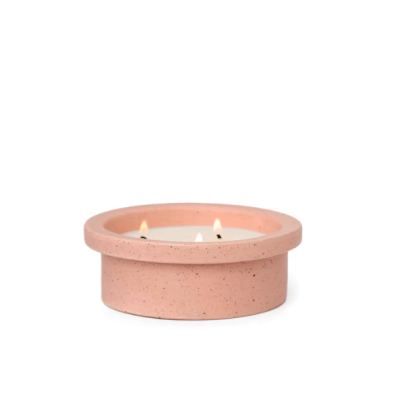 SPECKLED CERAMIC CANDLE ROSE DESIGNWORKS COLLECTIVE