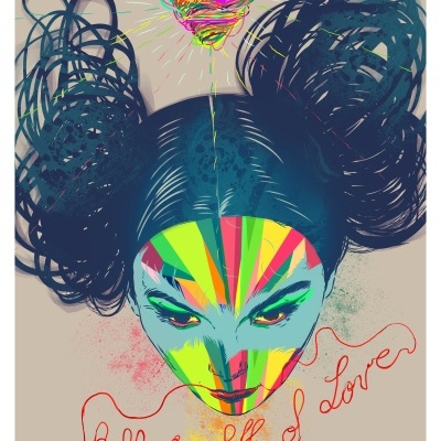 ILUSTRAÇÃO "ALL IS FULL OF LOVE" NICOLAE NEGURA