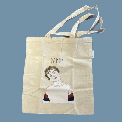 TOTE BAG "DAMON ALBARN" LEONOR FEIJÓ