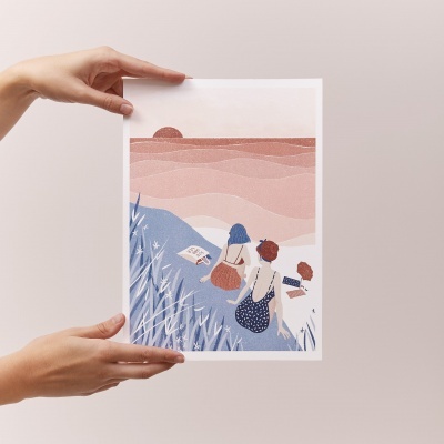 ILUSTRAÇÃO "VERÃO DE SONHO" JOANA MUNDANA