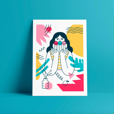 FRUIT BASKET A4 DIGITAL PRINT ANA SEIXAS