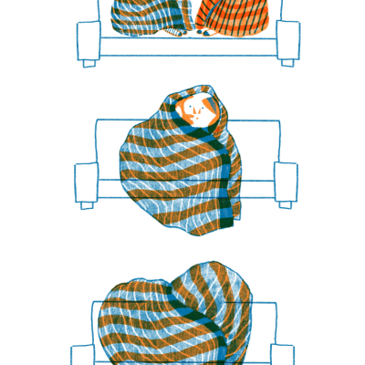 ILUSTRAÇÃO "ACONCHEGADOS" ANA RITA ROBALO