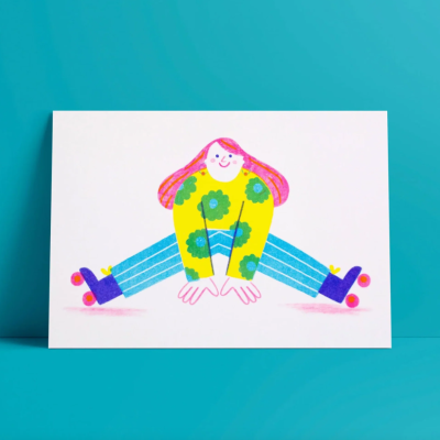 PATINADORA 2 - CAROLINE A5 RISOGRAFIA ANA SEIXAS