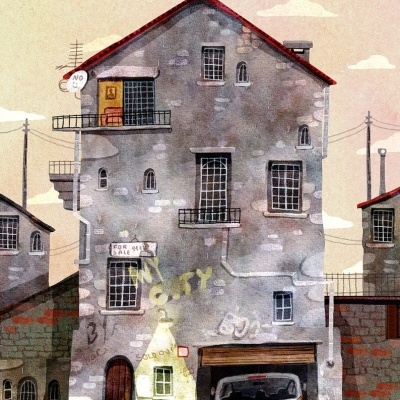 ILUSTRAÇÃO "A PRETTY HOUSE" FRANCISCO FONSECA
