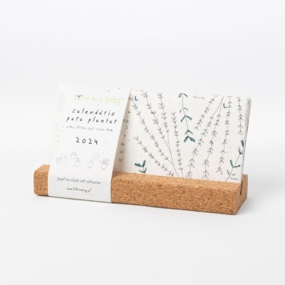 CALENDÁRIO PARA PLANTAR 2024 "VIOLETA COR-DE-ROSA" LIFE IN A BAG