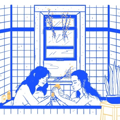 ILUSTRAÇÃO "UMA MÁGOA LAVA A OUTRA" ANA HOO