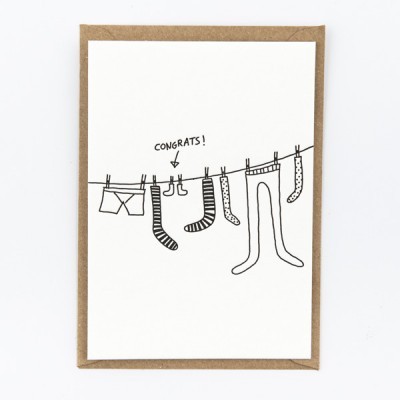 POSTAL "WASHING LINE" STUDIO FLASH