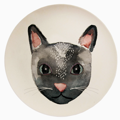 PRATO DE BAMBOO "GATO" NUUKK