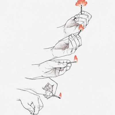 ILUSTRAÇÃO  "REVOLUÇÃO II" DE FRANK O MUDO