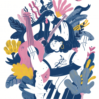 ILUSTRAÇÃO A3 "MUSIC FOR LIFE" MARIANA GUSMÃO