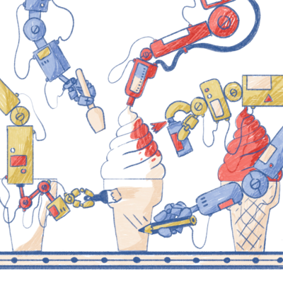 ILUSTRAÇÃO "ANDROID ICE CREAM" JOÃO COSTA