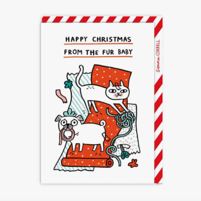 POSTAL "FROM THE FUR BABY CHRISTMAS CARDS" OHH DEER