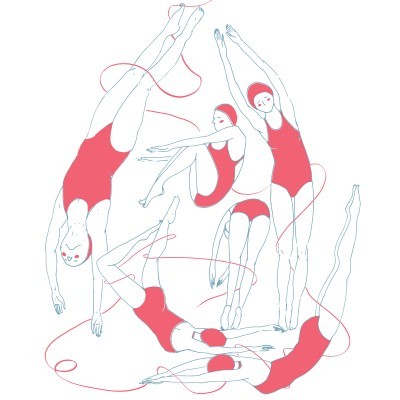 ILUSTRAÇÃO "SWIMMERS" BÁRBARA AMARAL