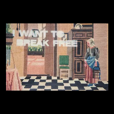 POSTAL DE MADEIRA "I WANT TO BREAK FREE" WOODHI