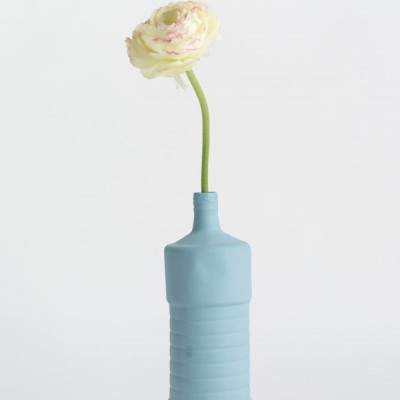 BOTTLE VASE "DARK BLUE" #5 FOEKJE FLEUR