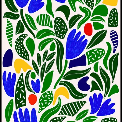 ILUSTRAÇÃO "GREEN TULIPS" TERESA REGO