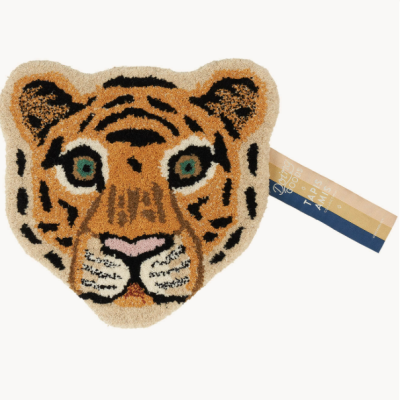 Cloudy Tiger Head Rug DOING GOODS
