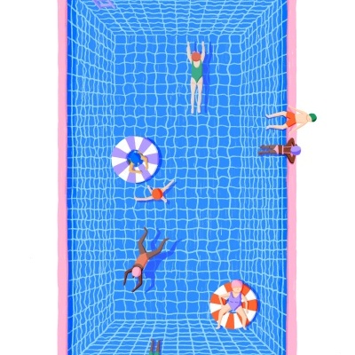 ILUSTRAÇÃO "THE POOL" KIKA