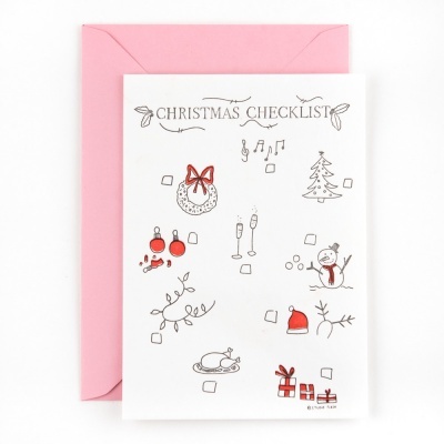 POSTAL " CHRISTMAS CHECKLIST " STUDIO FLASH