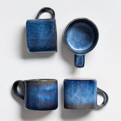 CANECA "WONDER BLUE" 360ML EGG BACK HOME