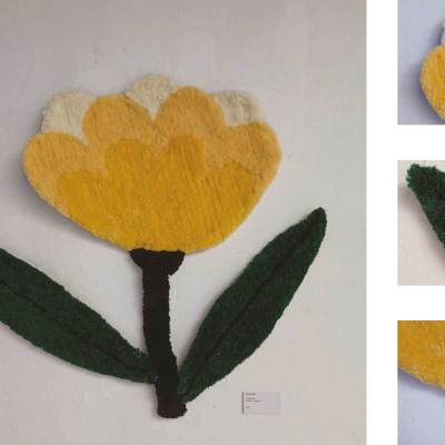 YELLOW TUFTING RUG FÁTIMA BRAVO