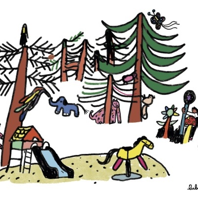 ILUSTRAÇÃO "PINHEIRO-BRAVO" RUBEN RAMIRES