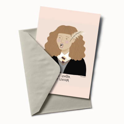 POSTAL "HERMIONE GRANGER" ADRIANA FONTELAS