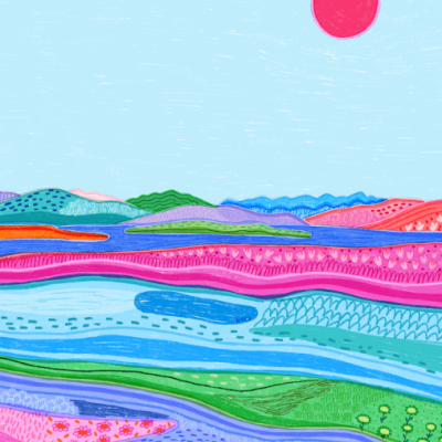 ILUSTRAÇÃO GICLÉE A4 "NORWAY #3" KIKA