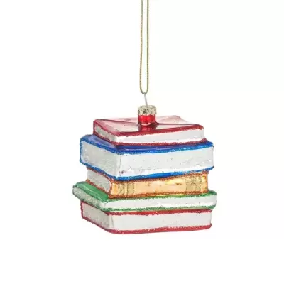 ENFEITES DE NATAL "PILHA DE LIVROS" SASS & BELLE