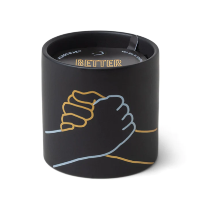 IMPRESSIONS CERAMIC CANDLE BLACK DESIGNWORKS COLLECTIVE