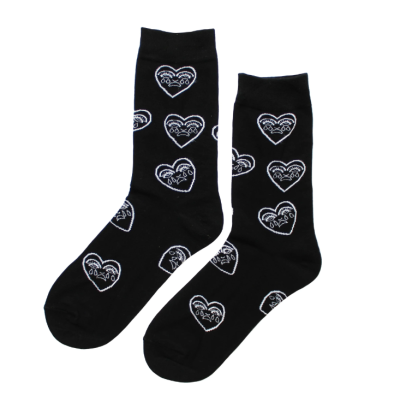 MEIAS PRETAS CRYING HEART COUSINS COLLECTIVE