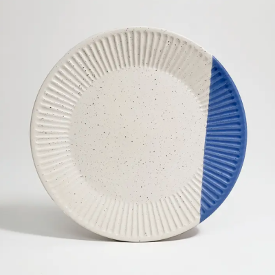 PRATO REFEIÇÃO AZUL TÁLIA PÓ DE BARRO