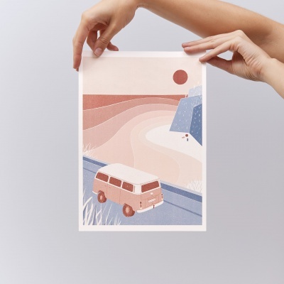 ILUSTRAÇÃO "DESTINO: VERÃO" JOANA MUNDANA